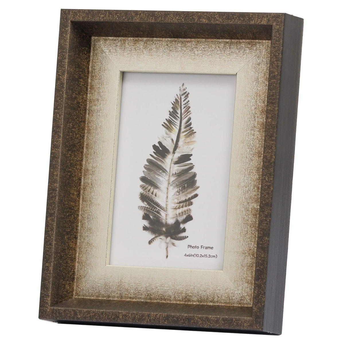 Dorchester 4X6 Photo Frame With Silver Inlay