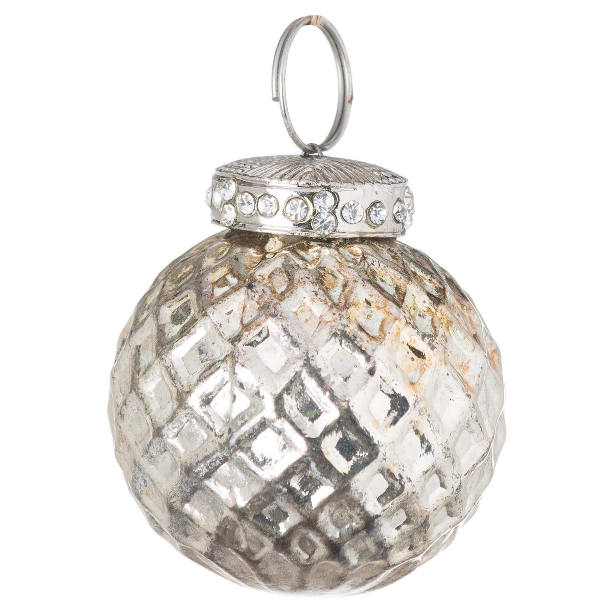 Set of 4 The Noel Collection Burnished Small Honeycomb Bauble