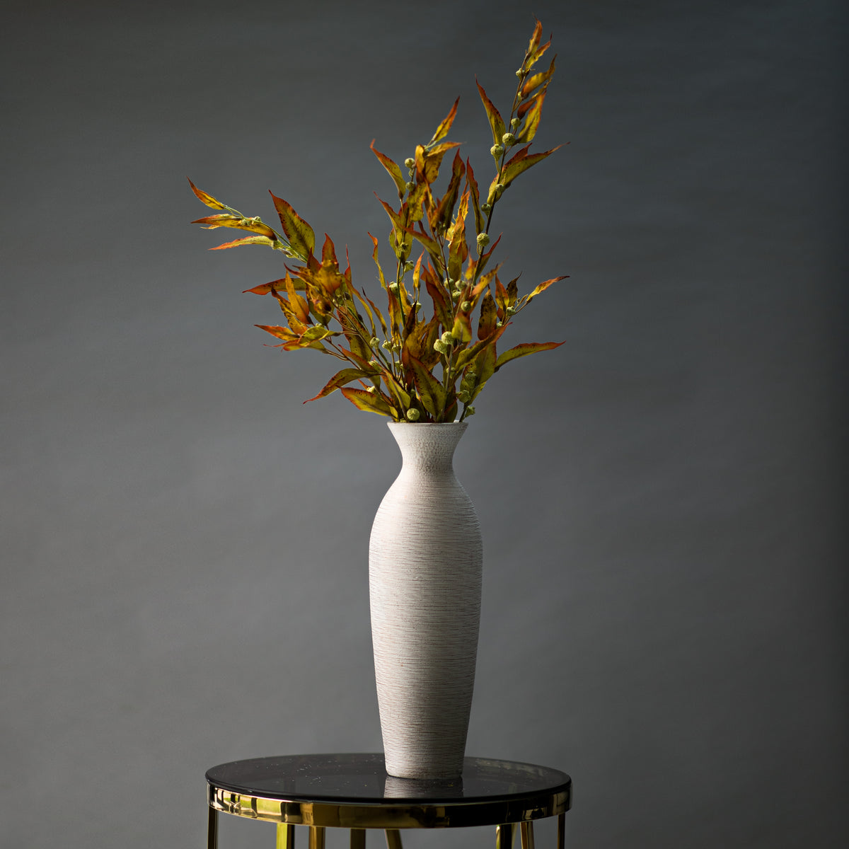 Silver Bell Autumn Eucalyptus Arrangement